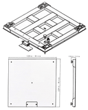 Themis HDMS5000 Floor Pallet Scale Dimensions Specs