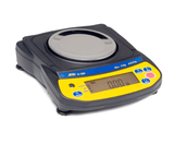A&D EJ Newton Compact Precision Scale with yellow display pad and blue buttons