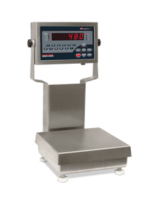 Rice Lake CW-90B Ready-n-Weigh Bench Scale with grey and blue indicator